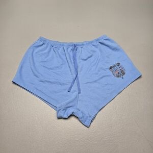 weekend soul blue country festival high rise lounge shorts women's size M